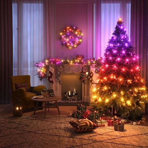 LAMPKI CHOINKOWE 100 LED WIFI SMART TUYA 10M MULTI KOLOR PILOT APLIKACJA na Arena.pl