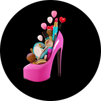 Opłatek na tort Buty Szpilki Whisky Drink Kwiaty Urodziny 18 30 40 50 60