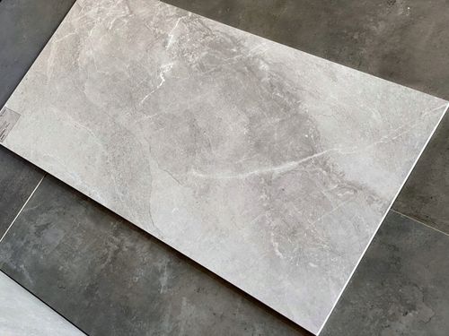 Twardy pogrubiony szary GRES z delikatną żyłą 120X60 PÓŁMATOWY - SUPER CENA na Arena.pl