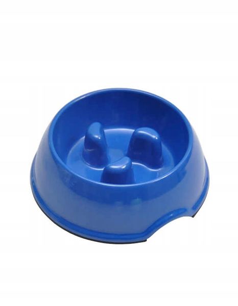 Miska spowalniająca jedzenie dla psa niebieska zdjęcie 1