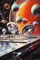 Plakat 68x101cm Orkiestra Sfer