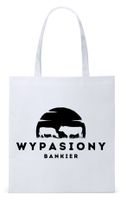 Torba Biała Eco Shopper Dla Bankiera Prezent Z Nadrukiem Ze Zdjęciem