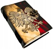 Notes Skórzany Pamiętnik Polski Orzeł Patriotyczny - 200 stron - AH13
