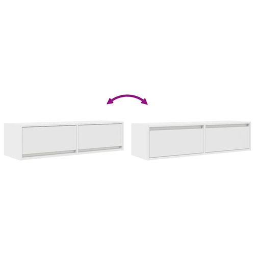 Szafka pod telewizor z szufladą Biały 100 x 31 x 25.5 cm na Arena.pl