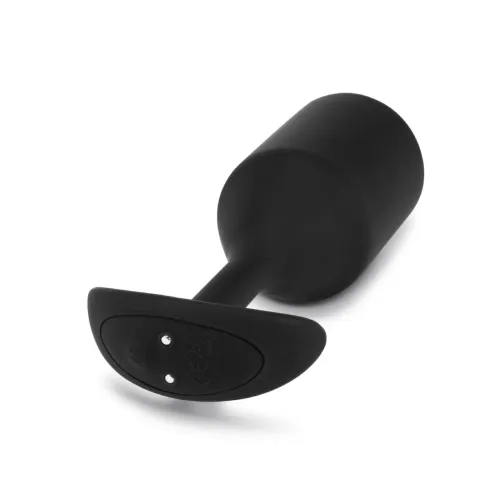 b-vibe vibrating snug plug 5 black - anatomiczna wtyczka z funkcją wibracji na Arena.pl