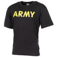 Koszulka US "Army" czarna 170 g/m² XXL