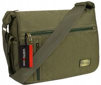 TORBA DAMSKA MĘSKA do pracy szkoły na ramię listonoszka