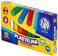 ASTRA Plastelina Kreatywna 10 kolorów - Odkryj radość twórczości i zabawy
