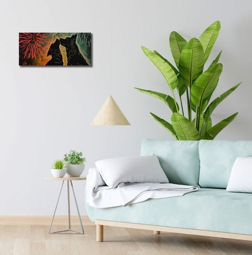 Obraz 50x20cm Psi Uścisk na Arena.pl