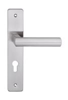 KLAMKA DRZWIOWA VIVA 72MM NA WKŁADKĘ KOLOR NIKIEL