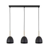 Wisząca lampa nad wyspę Nord 4871 TK Lighting potrójna metal czarny złoty