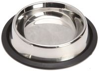 miska metalowa na gumie antypoślizgowa 0,25l