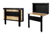 Składany stół warsztatowy roboczy do garażu warsztatu z tablicą narzędziową