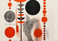 Plakat 29,7x21cm Kontrastowy Kosmos