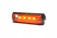 Lampa obrysowa żółta boczna lawety pomarańczowa WAŚ 12V 24V