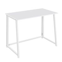 Biurko Komputerowe MAX 1.0 - białe / nogi białe