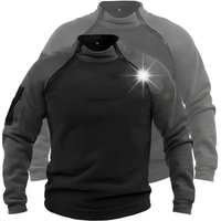 Moda Męska bluza polarowa Ocieplana Sportowa POLAR TAKTYCZNY WOJSKOWA r.4XL