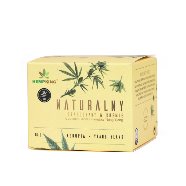 Dezodorant konopny DAMSKI - 65g  - HEMPKING zdjęcie 2