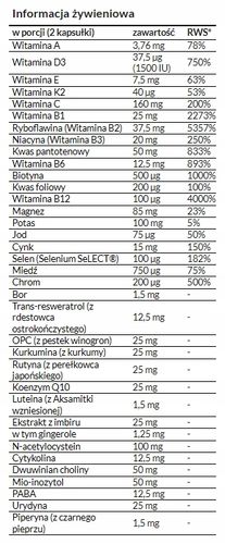 APOLLO'S HEGEMONY Diamond Multivitamin 60 kaps. multiwitamina na Arena.pl