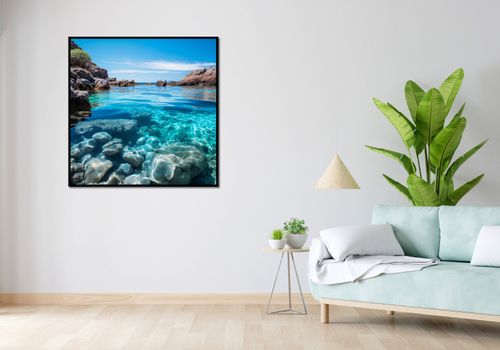 Plakat 100x100cm Krystaliczna Woda na Arena.pl