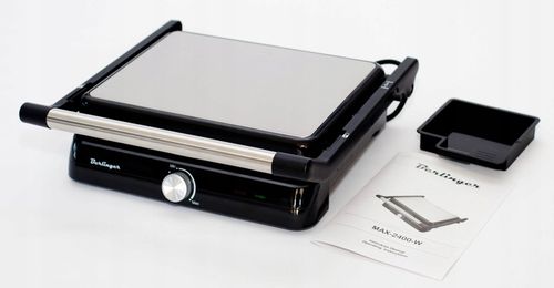 Opiekacz BERLINGER grill elektryczny| toster panini | rozkładany 180° na Arena.pl