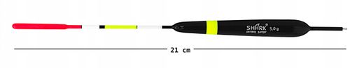 Spławik Przelotowy z BALSY SHARK 5,0 g / 21 cm na Arena.pl