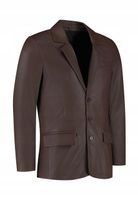 Męski Brązowy Skórzany Blazer Hype CYCAS D'OR