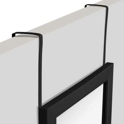Lustro na drzwi 35x109cm czarne zdjęcie 2