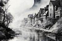 Plakat 30x20cm Mglisty Refleks