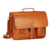 Duża torba skórzana 3w1 KEMER VOOC Vintage P43 Ruda