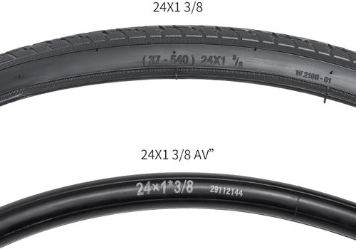 Opona rowerowa z dętką YunSCM 24" 2 szt. AV32mm do roweru miejskiego na Arena.pl