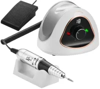 Frezarka do paznocki Manicure Pedicure Hybrydy DrilLove Biała FREZY 68W