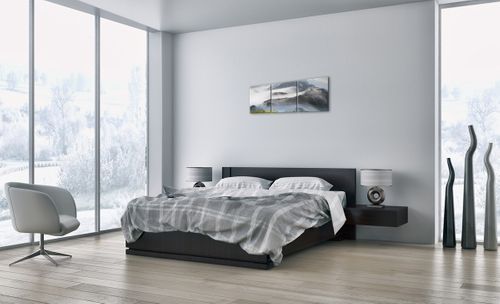 Obraz Na Płótnie - Góry Droga Mgła - 90X30 Cm - Ca90X30-2478 na Arena.pl