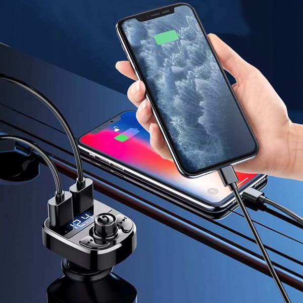 TRANSMITER BLUETOOTH FM MP3 ŁADOWARKA ODTWARZACZ TRANSMITER BT AUDIO zdjęcie 6
