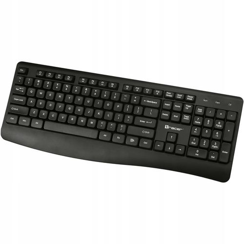 KLAWIATURA I MYSZ BEZPRZEWODOWA ZESTAW CZARNY USB 1600 DPI REGULOWANE NÓŻKI na Arena.pl