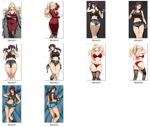 Dakimakura Black Lagoon DO WYBORU 60x30 na Arena.pl