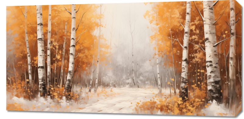 Obraz 100x50cm Jesienne Brzozy zdjęcie 1