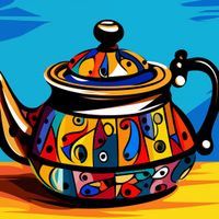 Plakat 60x60cm Może Herbatki?