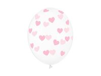balony 6szt. serduszka  | sb14c-228-99p-6
