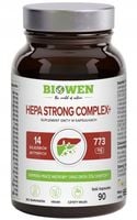 Biowen Hepa Strong Complex+ 90cap WSPIERA WĄTROBE DETOX Sylimaryna Karczoch