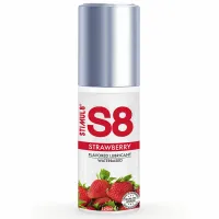 s8 lubrykant na bazie wody truskawkowy 125 ml - bez parabenow
