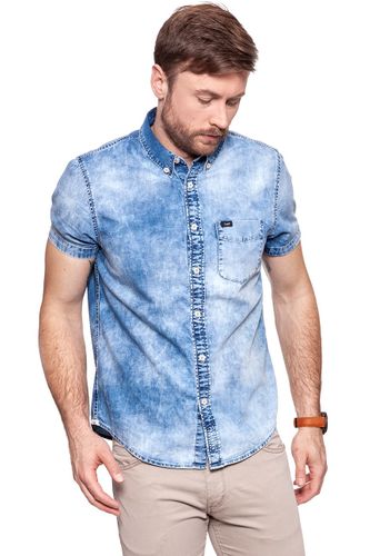 LEE BUTTON DOWN SHIRT DAYLIGHT BLAZE L886PGRS L na Arena.pl