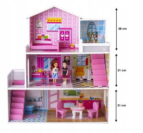 DREWNIANY DOMEK DLA LALEK na Arena.pl