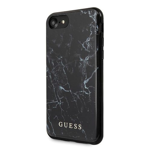 Guess Marble - Etui iPhone 8 / 7 (Black) na Arena.pl