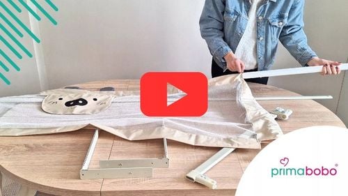 PRIMABOBO Barierka ochronna do łóżka MIŚ 180cm SKŁADANA, dla dzieci na Arena.pl