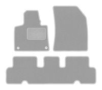 Dywaniki welurowe OSLO Citroen C4 Spacetourer 2013-2018 szare