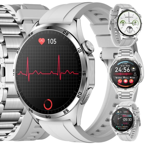SMARTWATCH ZEGAREK CIŚNIENIOMIERZ EKG GLUKOZA GLIKEMIA HRV ROZMOWY MENU PL zdjęcie 9