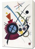 Obraz 40x60cm Fiolet,  Wassily Kandinsky Vintage do Salonu