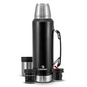 Termos Cebador Largoinox 1,2 L - czarny