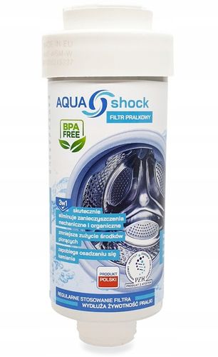 FILTR DO WODY PRYSZNICOWY + ZAPAS DO PRALKI PRALKOWY 3w1 NA ROK AQUA shock na Arena.pl
